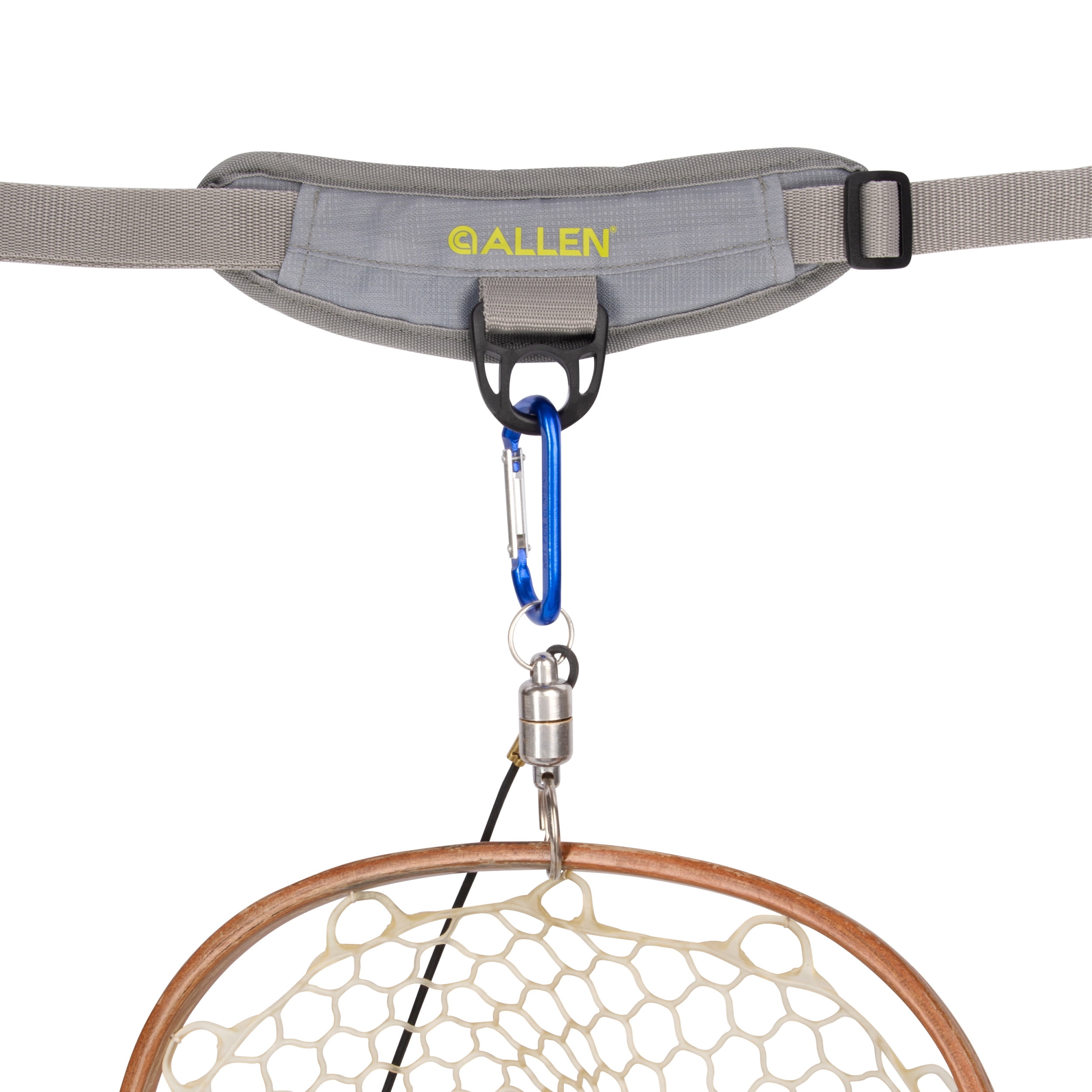 Allen Company Bear Creek Micro Fly Fishing Chest Pack, Gray & Lime