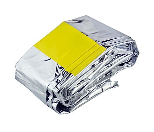 Emergency Survival Sleeping Bag Solar Thermal Camping Hiking Foil Pack 84x36 NIP