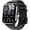 Jet Black, variant on Smart Watch for Men Women, 1.83" HD Touch Screen Smartwatch with Bluetooth Call, 5 ATM Waterproof, 130+ Sport Modes Fitness Tracker Heart Rate Sleep Monitor Pedometer, Compatible with Android iPhone