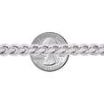 thumbnail image 3 of Savlano 925 Sterling Silver Solid Italian Miami Cuban Link Chain Bracelet for Men & Boys - Made in Italy Comes Gift Box, 3 of 5