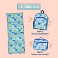 thumbnail image 3 of Wildkin Kids Pillowcase Lounger Cover – Travel-Friendly Sleepover Lounger, Fits Standard Pillows (Pillows Not Included), Soft Cotton Blend, Fun Patterns for Boys & Girls - Dinosaur Land, 3 of 7