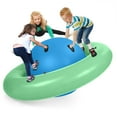 thumbnail image 1 of Costway 7.5 FT Inflatable Dome Rocker Bouncer with 6 Handles Fun Outdoor Game for Kids Green, 1 of 10