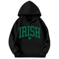thumbnail image 3 of WOYY St. Patrick's Day Girls Hoodie Letter Print Casual Hooded Sweatshirt, Sizes 3-4T, 3 of 3