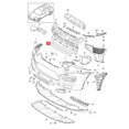 thumbnail image 3 of Embellecedor de parrilla central ANGGREK moldura de rejilla central 95850597300 2 uds ABS para 958 2010 a 2014, 3 of 8