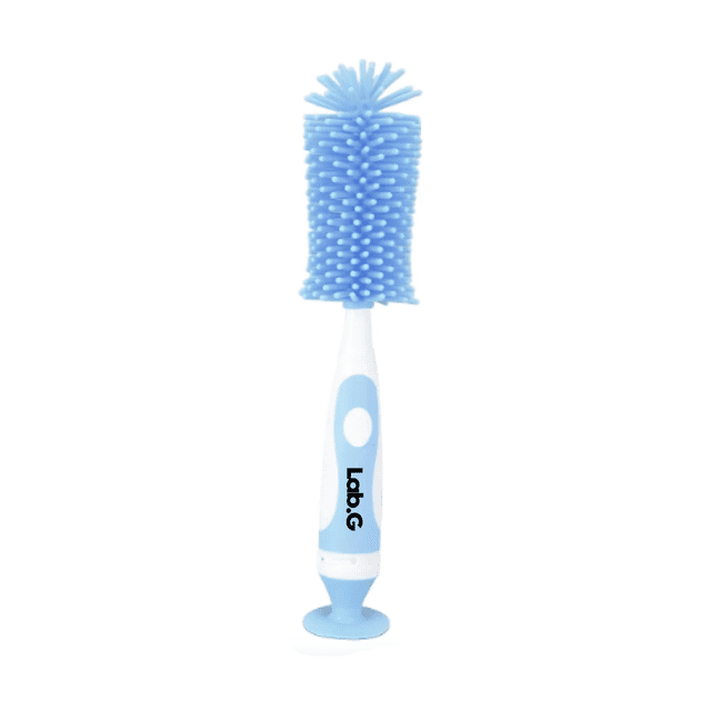 2 En 1 Cepillo Para Biberones Gel De Sílice Kit De Limpieza Lab.G Azul