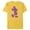 Yellow, variant on Mickey Mouse Pride Classic Pose Purple Icon Fill - Short Sleeve Blended T-Shirt for Adults - Customized-Yellow