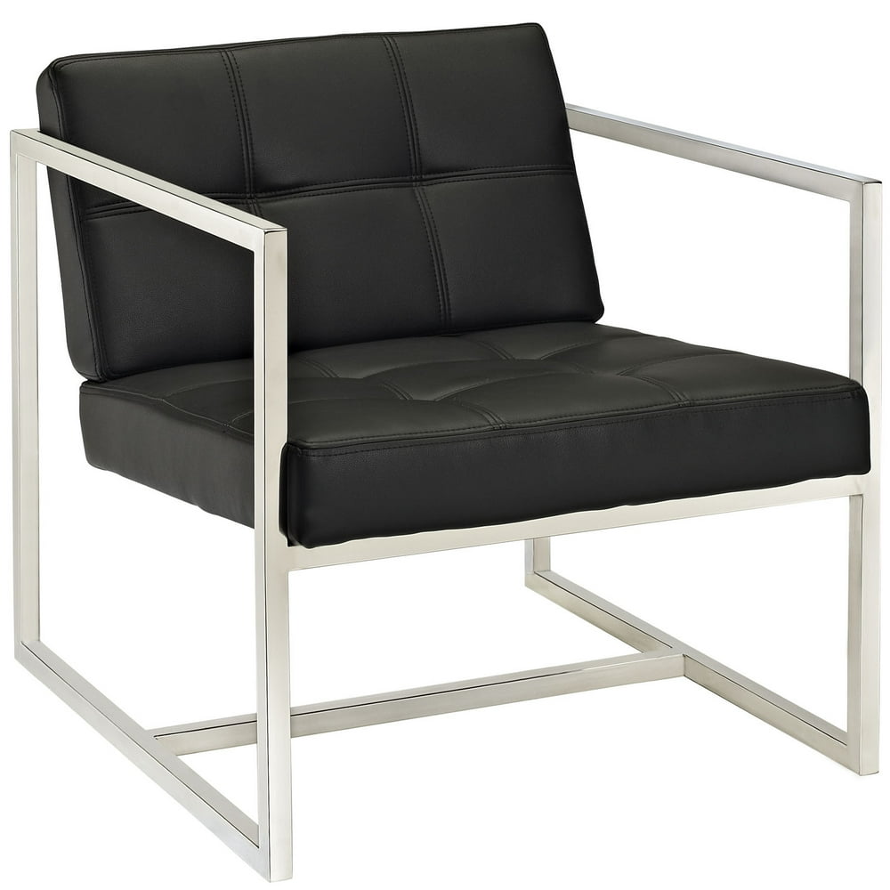 Modern Contemporary Living Room Lounge Chair Black