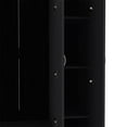 thumbnail image 3 of DeeHome Wardrobe Erie, Bedroom, Black, 3 of 7