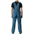 thumbnail image 2 of Big Men's 100% Cotton Stonewashed Denim Bib Overall, 2 of 2