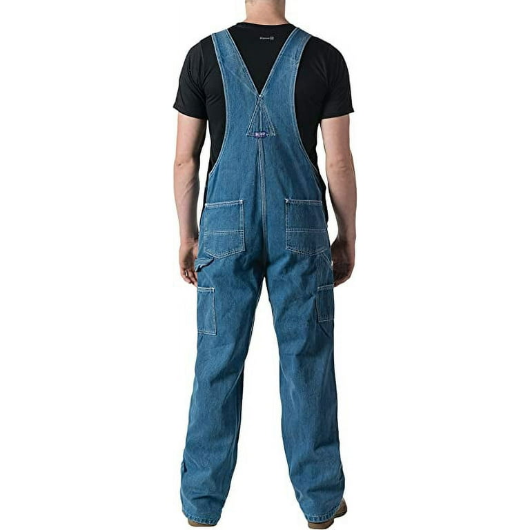 Mens stonewashed hotsell overalls