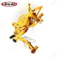thumbnail image 3 of Arashi (Version 2.0) Rearsets for Suzuki GSXR1000 GSXR1000R GSXR1000X 2017 - 2023 Motorcycle Accessories Adjustable Footrests Foot Pegs GSX-R1000 GSX-R 1000 GSX-R1000R ABS Gold, 3 of 6