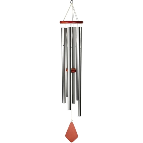 Large Outdoor Metal Wind Chime, Large Wind Chime, Deep Tones, Soothing, With Six Tubes, Suitable For Garden, Patio, Home, Perfect Gifts