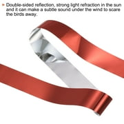 Uxcell 3 Pack 164ftx0.9 Ribbon Keep Away Bird Reflective Scare Tape, Red