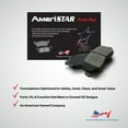 thumbnail image 3 of AmeriBRAKES Ceramic Disc Brake Pads with included lubricant, AmeriSTAR STC665 - For LS400 Fits select: 1995-2000 LEXUS LS, 3 of 4