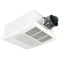 thumbnail image 1 of Open Box Delta Radiance Exhaust Bath Fan 80 CFM w/Built-In Light & Heater,White, 1 of 9