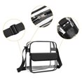 thumbnail image 3 of Sac Fourre-Tout Transparent Grande Capacité Sac à Bandoulière Sac à Main Imperméable en PVC, 3 of 9