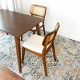 thumbnail image 3 of Adalbert 19.29" Velvet Dining Chair in Cream (Set of 2), 3 of 3