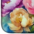 thumbnail image 4 of Carolines Treasures DAC1597DDM 21 x 14 in. Peonies in Watercolor Dish Drying Mat, 4 of 5