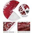 thumbnail image 2 of FMSHPON Christmas Snowflakes Xmas Christmas Tree Skirt Stand Mat for Holiday Party Decoration Indoor Outdoor 36 inches, 2 of 6