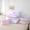 Purple P, variant on Erosebridal Glitter Print Personalized Initial A Girl Twin Bedding Sets 7-Piece,Kids Teens Purple Bow Geometric Stripes Bedding Comforter Set,Pink Reversible