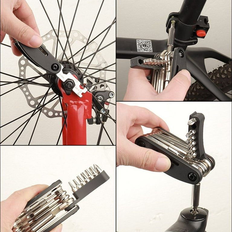 Bicycle Tool Kit 21 in 1 Bike Multitool Mountain Bike Repair Tool Kit With Bike Bone Wrench Portable Bicycle Essentials Easy Road Riding Travel Emergency Maintenance and Carry for Men Walmart