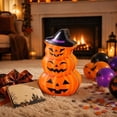 thumbnail image 6 of AUNVITO Halloween Iron Pumpkin Ghost Storage Box Holiday Decoration Multipurpose Candy Box, 6 of 9