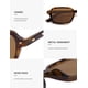thumbnail image 4 of Gafas de Sol SOJOS Rectangulares de Moda Polarizadas SJ2610 Marrón, 4 of 5