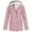 Pink, variant on Fleece Lined Raincoat for Women Waterproof Lightweight Zip Up Hooded Jacket Winter Rain Jackets Outdoor Windbreaker for Running, Cycling and Active Outdoor Sports, Red, 2XL
