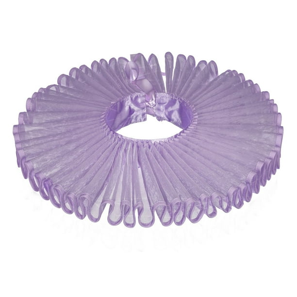 Blusa camisera semifalsa victoriana con volantes y cuello falso para mujer