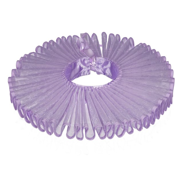 Blusa camisera semifalsa victoriana con volantes y cuello falso para mujer