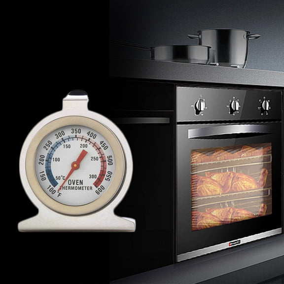 Zootealy Thermomètre Numérique Écologique en Acier Inoxydable Résistant aux Hautes Températures pour Cuisine Cuisson Pâtisserie Four