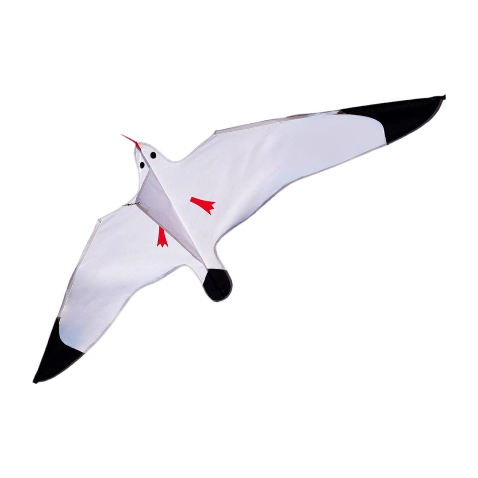 harayaa Seagull Kite Beach Kite Sturdy Easy to Fly Fun Beach Toy and 164ft Kite Line for