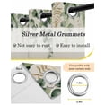 thumbnail image 6 of Eucalyptus Leaves Blackout Curtains, Light Blocking Print Window Curtains, Farmhouse Retro Botanical Flowers Herbs Thermal Insulated Window Drapes for Living Room 2 Panels, 104"W x 84"L, 6 of 9