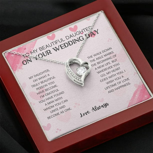 Necklace for wife store on wedding day