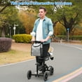 thumbnail image 2 of COSYWILL Knee Scooter,Economy Knee Walker with Dual Braking System,Foldable Scooter for Foot Injuries,Compact Crutches Alternative,Black, 2 of 7