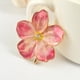 thumbnail image 2 of Broches vintage con flores, broches con cristales sintéticos, peonía rosa y flor de ciruelo., 2 of 9