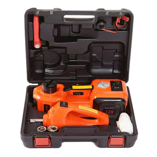 ROGO Electric Hydraulic Car Jack with Impact Wrench, 5 Ton Floor Jack