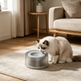 thumbnail image 4 of Water Bowl 1200ML Large Capacity Floating Design Spill Proof Drinking Bowl Easy Clean Durable Pet Feeding Basin Hydration Supply Tool for Cat Dog Indoor Outdoor Daily Use, 4 of 4
