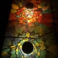 thumbnail image 3 of Luces solares de mosaico, linternas colgantes para exteriores, linternas solares de mosaico impermeables, luces nocturnas solares para exteriores, lámparas de mesa, decoración, 3 of 8