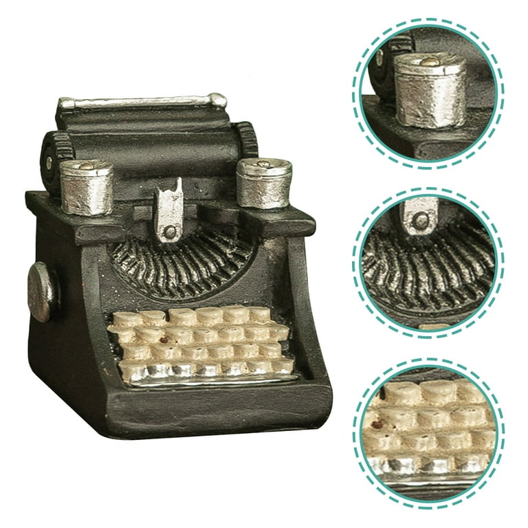 Vintage-style miniature toy typewriter —