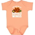 thumbnail image 3 of Inktastic Buffalo Wings Game Day Snack Boys or Girls Baby Bodysuit, 3 of 5