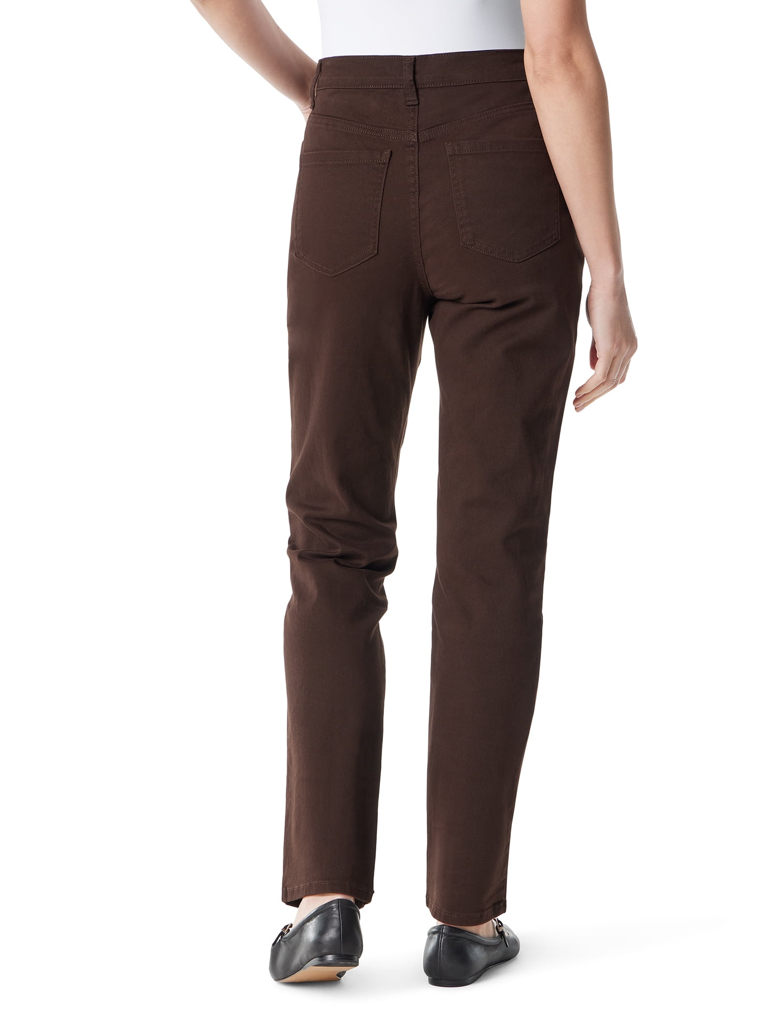 Gloria Vanderbilt Women's High Rise Amanda Straight Leg Jeans, 31” Inseam, Sizes 2-18