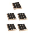 thumbnail image 3 of kurtrusly Wood Earring Card Holder w/ Tray Jewelry Display for Accessory 9 Pair Black 5Set, 3 of 6