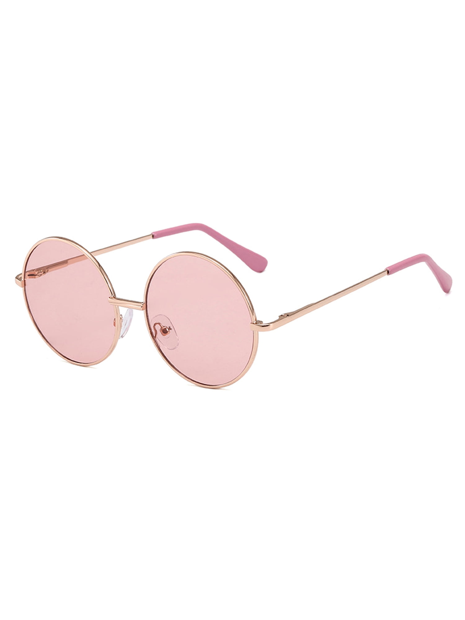 Oversized Oh Yea New York Fashion SUNGLASSES(KIDS-TEEN) Clear Diamond-Pink Lens Recommended for Ages 4 Years - Adults