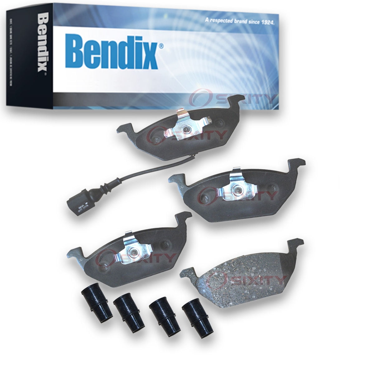 Bendix Brakes Disc Brake Pad Set Fits select: 1998-2005 VOLKSWAGEN JETTA, 2000-2010 VOLKSWAGEN NEW BEETLE