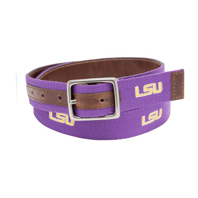 lsu men's belts