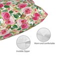 thumbnail image 5 of Salouo Rose Flowers Pattern Pillow Cases,1PC Pillow Covers with Envelope Closure Decorative Pillow Case for Bed Couch,Pillows Not Included-14"x20", 5 of 6