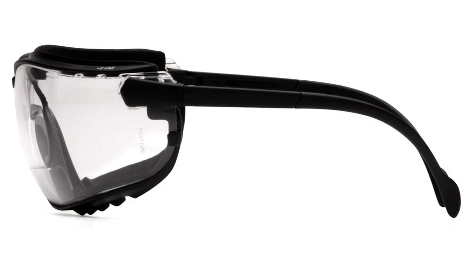 CIRCLE- Pyramex V2G Safety Glasses With 2.0 Magnification Fog Free Clear Lens