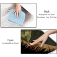 thumbnail image 4 of Woodpecker Canvas Picnic Blanket Waterproof Outdoor Mat Camping Rug Foldable Large Portable Sandproof Beach Mat Blue Stripe 79"x59, 4 of 6