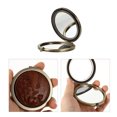 thumbnail image 2 of Weiweiguan Miroir de Maquillage Portable en Bois Métal Miroir Rond Miroir Pliant Rétro pour Femmes, 2 of 7
